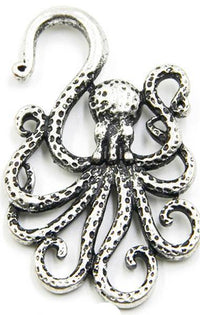 Load image into Gallery viewer, Piercing Ohrgewicht Messing 15,5g Oktopus 4mm Hook - chic-net.de
