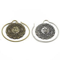 Load image into Gallery viewer, Piercing Ohrgewicht Messing Lotus Spirale Ohrhänger - chic-net.de
