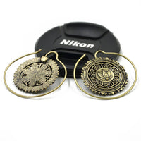 Load image into Gallery viewer, Piercing Ohrgewicht Messing Lotus Spirale Ohrhänger - chic-net.de
