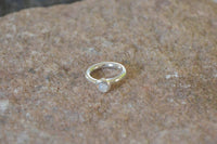 Load image into Gallery viewer, Piercing Ring 925 Silber Labret Tragus 1.2mm Mondstein - chic-net.de
