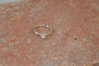 Load image into Gallery viewer, Piercing Ring 925 Silber Labret Tragus 1.2mm Opal weiß - chic-net.de
