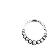 Load image into Gallery viewer, Piercing Ring 925 Silber Labret Tragus Septum Kugeln - chic-net.de
