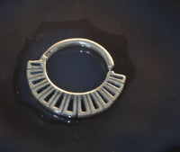 Load image into Gallery viewer, Piercing Ring 925 Silber Labret Tragus Septum Segmente - chic-net.de
