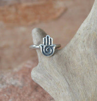 Load image into Gallery viewer, Piercing Ring Hand 925 Silber Labret Tragus 1.2mm - chic-net.de
