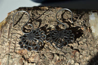 Cargar imagen en el visor de la galería, Piercing White Brass Hook Ohrhänger 1.3mm Türkis Herz - chic-net.de
