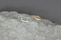 Load image into Gallery viewer, Pin Stecker 0,8mm Nostril Ohr Kristall L-Form Bogen - chic-net.de
