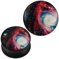 Load image into Gallery viewer, Plug Acryl All Strudel hell rot grün schwarz Piercing Ohrschmuck - chic-net.de
