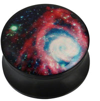 Load image into Gallery viewer, Plug Acryl All Strudel hell rot grün schwarz Piercing Ohrschmuck - chic-net.de
