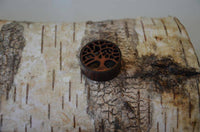 Load image into Gallery viewer, Plug Tunnel Holz filigran Baum des Lebens double flared - chic-net.de
