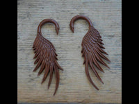 Load image into Gallery viewer, Sawoholz Piercing Dehnschnecke Phönix 4mm 6mm - chic-net.de
