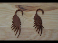 Load image into Gallery viewer, Sawoholz Piercing Dehnschnecke Phönix 4mm 6mm - chic-net.de
