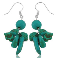 Load image into Gallery viewer, Schmuckset Türkis Kette Armband Ohrringe Perlen Splittsteine 925er Sterling Silber - chic-net.de
