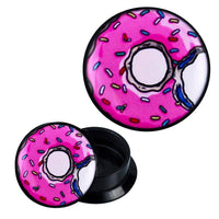 Load image into Gallery viewer, Schraub Plug Acryl Donut pink blau Streusel angebissen Piercing Ohrschmuck - chic-net.de
