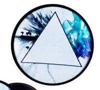 Load image into Gallery viewer, Schraub Plug Acryl Prisma Vögel blau türkis Wellen Piercing Ohrschmuck - chic-net.de
