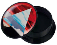 Load image into Gallery viewer, Schraub Plug Acryl Sonnenuntergang Berg Dreieck blau - chic-net.de
