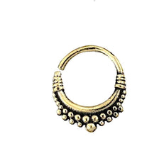 Load image into Gallery viewer, Septum Piercing Messing 1.2mm Kreise Seil - chic-net.de
