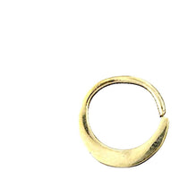 Load image into Gallery viewer, Septum Piercing Messing 1.2mm Sichel Ohrringe - chic-net.de
