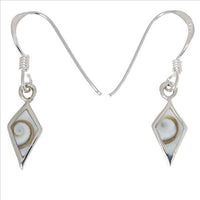 Load image into Gallery viewer, Shivaauge Drache Raute Silberohrringe Ohrringe 925er Sterling Silber Damen Schmuck Shiva Auge - chic-net.de
