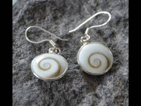 Load image into Gallery viewer, Shivaauge rund 12 mm 925 Sterling Silber Ohrringe Damen - chic-net.de
