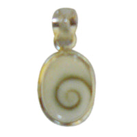 Load image into Gallery viewer, Shivaauge Silber Anhänger oval 10 mm offen 925 - chic-net.de
