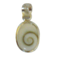 Load image into Gallery viewer, Shivaauge Silber Anhänger oval 10 mm offen 925 - chic-net.de
