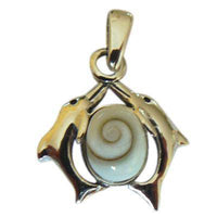 Load image into Gallery viewer, Shivaauge Silberanhänger Delphine Anhänger 925er Sterling Silber Shiva Auge Eye Damen Schmuck - chic-net.de
