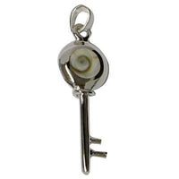 Load image into Gallery viewer, Shivaauge Silberanhänger Schlüssel Anhänger 925 Silber - chic-net.de
