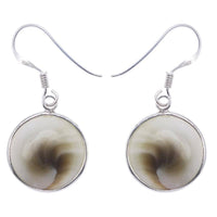 Load image into Gallery viewer, Shivaauge Silberohrringe 10 mm rund Ohrringe 925er Sterling Silber Shiva Auge Eye Damen Schmuck - chic-net.de
