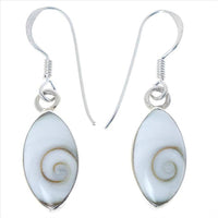 Load image into Gallery viewer, Shivaauge Silberohrringe Mandel 15 mm Ohrringe 925er Sterling Silber Shiva Auge Eye Damen Schmuck - chic-net.de
