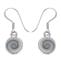 Load image into Gallery viewer, Shivaauge Silberohrringe plastisch 8 mm rund Ohrringe 925er Silber Shiva Auge Eye Damen Schmuck - chic-net.de
