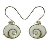 Cargar imagen en el visor de la galería, Shivaauge Silberohrringe rund 15 mm Ohrringe 925er Sterling Silber Shiva Auge Eye Damen Schmuck - chic-net.de
