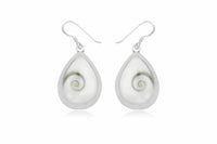 Load image into Gallery viewer, Shivaauge Träne Rand Ohrringe Ohrhänger 925er Sterling Silber Shiva Auge Shivaeye - chic-net.de
