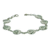 Load image into Gallery viewer, Shivaaugen-Armband, Silberarmband mit Shiva-Augen aus 925er Sterlingsilber, Shiva-Augen ca. 11 mm Ø - chic-net.de
