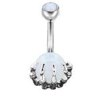 Load image into Gallery viewer, Bauchnabelpiercing Kralle Edelstahl Stein - chic-net.de
