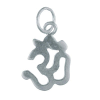 Load image into Gallery viewer, Silberanhänger 12 mm Om-Zeichen Anhänger 925er Sterling Silber glänzend - chic-net.de
