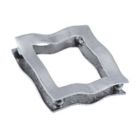 Load image into Gallery viewer, Silberanhänger Doppel Quadrat wellig Anhänger Sterling Silber 925er nickelfrei - chic-net.de
