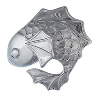 Load image into Gallery viewer, Silberanhänger Fisch gebogen groß Anhänger Sterling 925er Silber nickelfrei Animal Design - chic-net.de
