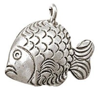 Load image into Gallery viewer, Silberanhänger Fisch Schelle Glöckchen Anhänger Sterling Silber 925er Unisex Schmuck - chic-net.de
