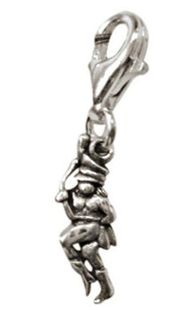 Load image into Gallery viewer, Silberanhänger Frau Stiefel Uniform Charm Anhänger 925er Sterling Silber Unisex Schmuck - chic-net.de
