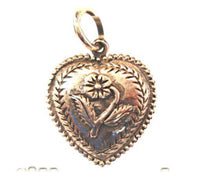 Load image into Gallery viewer, Silberanhänger Herz Blume Anhänger Sterling Silber 925er Damen Schmuck - chic-net.de
