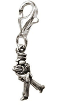 Cargar imagen en el visor de la galería, Silberanhänger Horn Bläser Uniform Charm Anhänger 925er Sterling Silber Unisex Schmuck - chic-net.de
