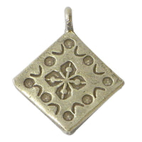 Cargar imagen en el visor de la galería, Silberanhänger Karo Muster Anhänger aus Sterling Silber 925er Unisex Schmuck - chic-net.de
