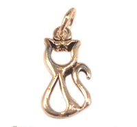 Load image into Gallery viewer, Silberanhänger Katze Anhänger 925er Sterling Silber Damen Schmuck - chic-net.de
