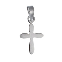 Load image into Gallery viewer, Silberanhänger Kreuz abgerundet Glanz Anhänger Sterling Silber 925er nickelfrei - chic-net.de
