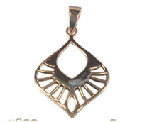 Load image into Gallery viewer, Silberanhänger Lochmuster Tropfen Anhänger Sterling Silber 925er Unisex Schmuck - chic-net.de
