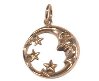 Load image into Gallery viewer, Silberanhänger Mond Sterne Anhänger Sterling Silber 925er Unisex Schmuck - chic-net.de
