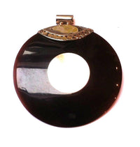 Load image into Gallery viewer, Silberanhänger Perlmutt Anhänger Kette 925er Sterling Silber Unisex Schmuck Muschel weiß braun - chic-net.de
