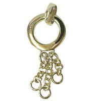 Cargar imagen en el visor de la galería, Silberanhänger Ringform drei Kettchen Anhänger aus Sterling Silber 925er Unisex Kette - chic-net.de
