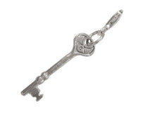 Load image into Gallery viewer, Silberanhänger Schlüssel Lang Charm Anhänger 925er Sterling Silber Unisex Schmuck - chic-net.de
