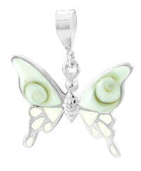 Load image into Gallery viewer, Silberanhänger Shivaauge Raisin Schmetterling weiß Anhänger 925er Silber Unisex Shiva Auge Schmuck - chic-net.de
